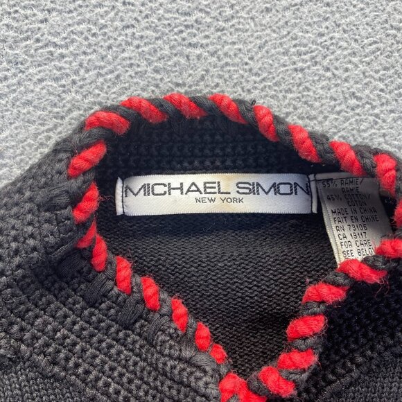 Vtg 1993 Michael Simon Nutcracker Cardigan Sweater Hand Beaded Intricate Sz 1 - Picture 3 of 15